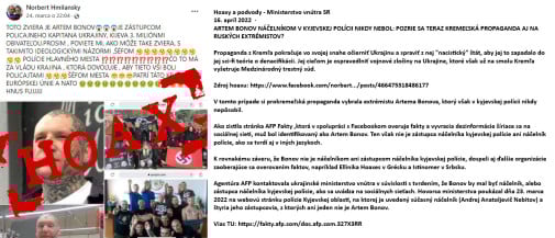 Matúš Šňupaj Piesok už samozrejme zrušil stránku hoaxy a podvody, Bombic kázal