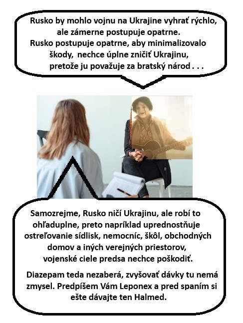 s pacientmi sa nehádame - len by ich to rozrušilo
